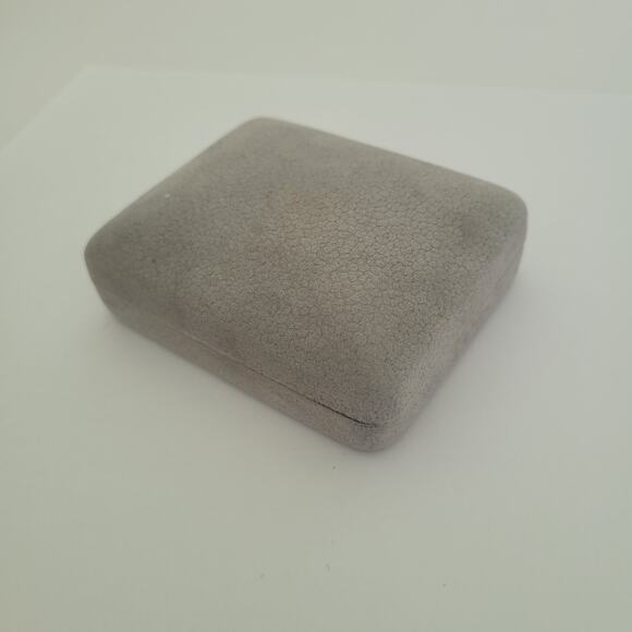 Nina Ricci NR French Cufflinks Set Gold Silver Tone Logo Rectangle Box New Retro - Picture 6 of 6